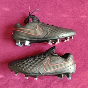Nike Tiempo Legend 8 Elite Soccer Cleats Black Red